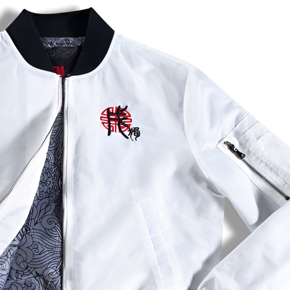 BIBISAMA • Chinese Zodiac Dog Bomber Otaku Streetwear Jacket - Picture 9 of 13